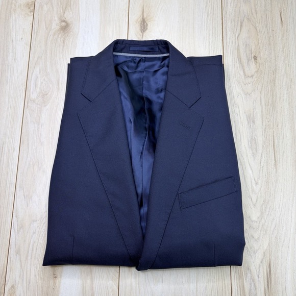 J.CREW Other - J. Crew Mens 44R Slim Fit Ludlow Loro Piana Navy Blue Wool Sport Coat Jacket